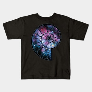 Ammonite & Space I Kids T-Shirt